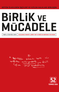Birlik ve Mücadele Dergisi Sayı: 52