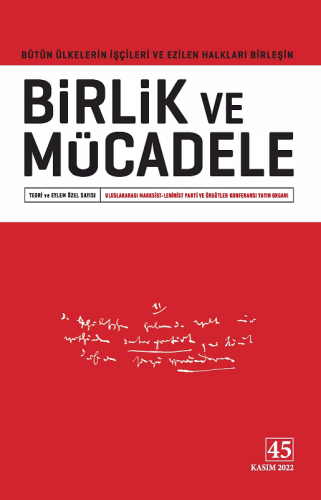 Birlik ve Mücadele Dergisi Sayı: 45